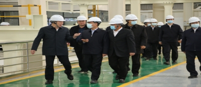 全市推动高质量发展交流会与会人员来雷火竞技网站鑫耀公司ALC新型建材项目观摩